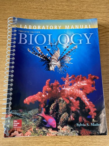 Biology lab manual - 12th, ed