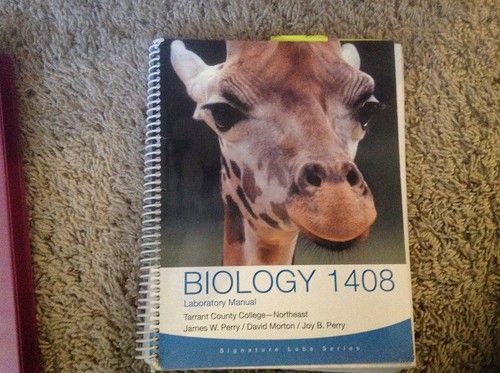 Biology 1408 1409 - lab, manual