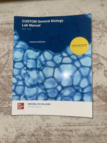 General biology lab manual - biology,