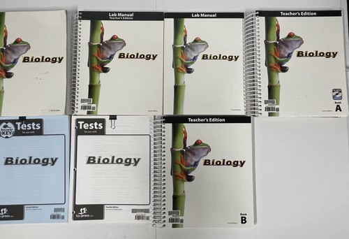Bju biology 4th set - biology,