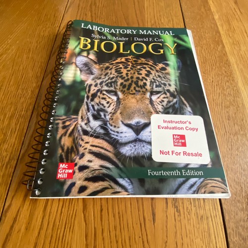 Biology laboratory manual 14th - biology,